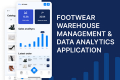 Footwear Warehouse Management & Data Analytics App
